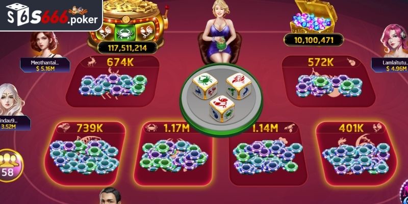 Bí quyết chơi bầu cua S666