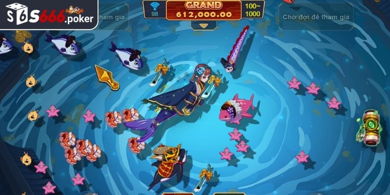 Ninja Fishing S666 - Trò Bắn Cá Theo Phong Cách Nhẫn Thuật 2 Phong cách chơi sáng tạo phi tiêu thay cho súng