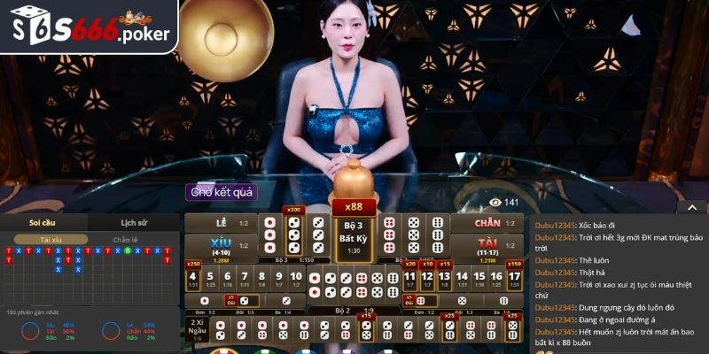 Sảnh DB S666 – Nơi Trải Nghiệm Cá Cược Online Đỉnh Cao 3 Sicbo đầy hấp dẫn và kịch tính