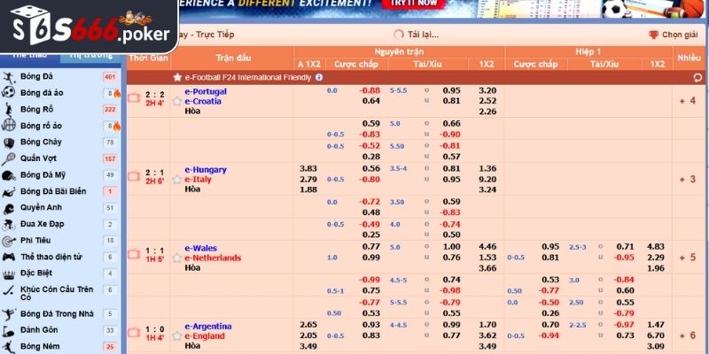 Giới thiệu về sảnh SBO S666
