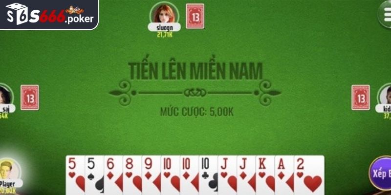 Các tổ hợp bài trong Tiến lên